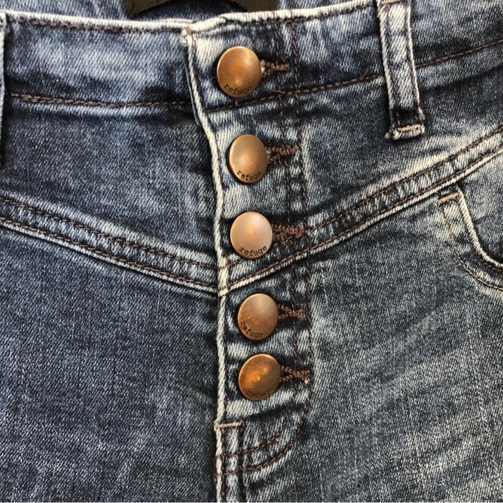 Refuge Button Fly Jeans - Picture 3 of 13